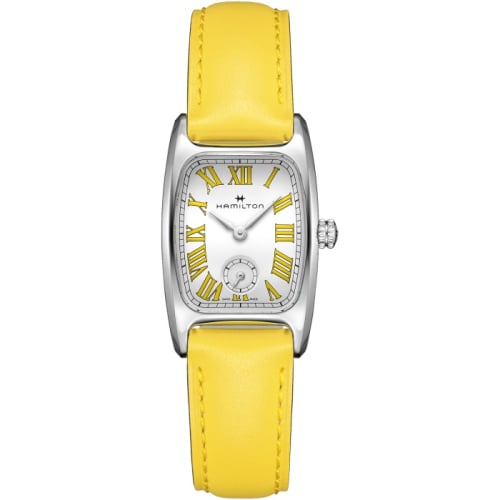 Hamilton Boulton Quartz Small Second Medium Stainless Steel / Macaron - Lemon