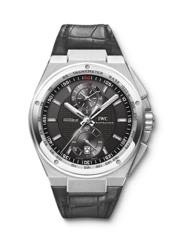IWC Schaffhausen Big Ingenieur Chronograph Stainless Steel / Black / Strap