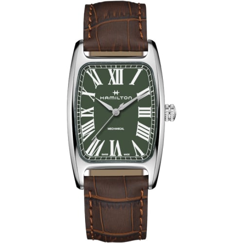 Hamilton Boulton Mechanical Stainless Steel / Green