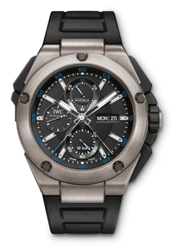 IWC Schaffhausen Ingenieur Double Chronograph Titanium / Black