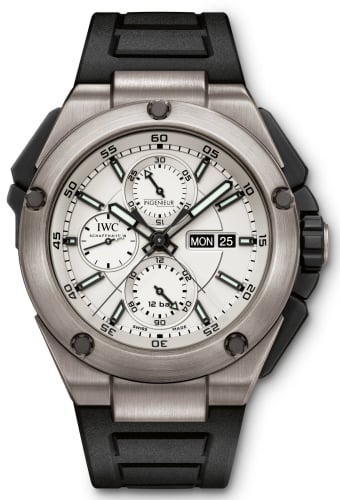 IWC Schaffhausen Ingenieur Double Chronograph Titanium / Silver