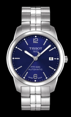 Tissot PR 100 Automatic 38 Stainless Steel / Blue / Bracelet
