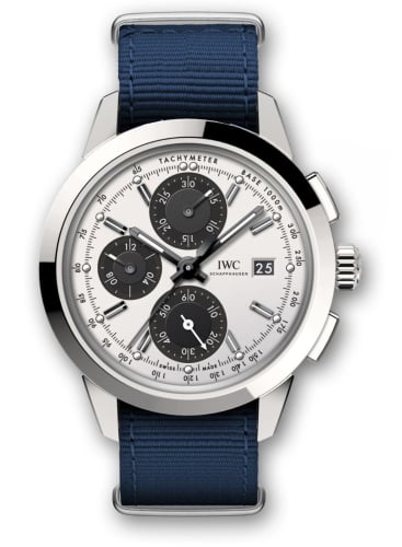 IWC Schaffhausen Ingenieur Chronograph Custom Stainless Steel / Silver-Black-Black / NATO