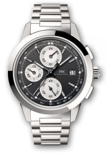 IWC Schaffhausen Ingenieur Chronograph Custom Stainless Steel / Black-Silver-Black / Bracelet