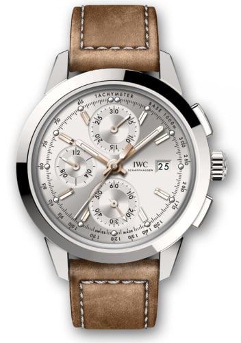 IWC Schaffhausen Ingenieur Chronograph Custom Stainless Steel / Silver-Gold / Calf