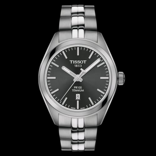 Tissot PR 100 Quartz 33 Titanium / Grey / Bracelet