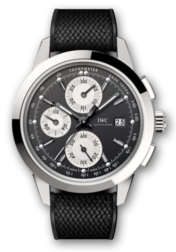 IWC Schaffhausen Ingenieur Chronograph Custom Stainless Steel / Black-Silver-Black / Rubber