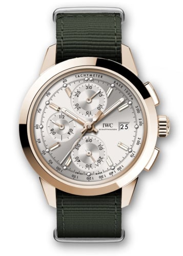 IWC Schaffhausen Ingenieur Chronograph Custom Red Gold / Silver-Gold / Rubber