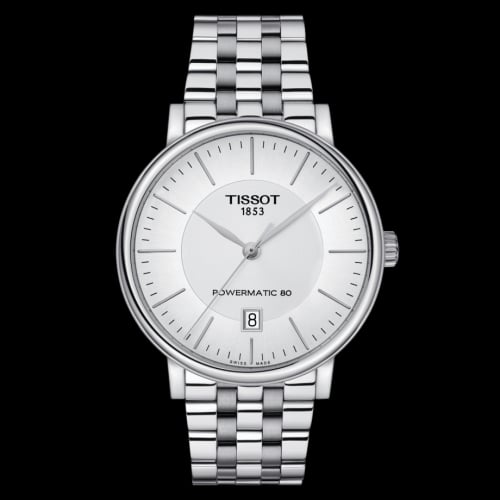 Tissot Carson Premium Powermatic 80 Stainless Steel / Silver / Bracelet