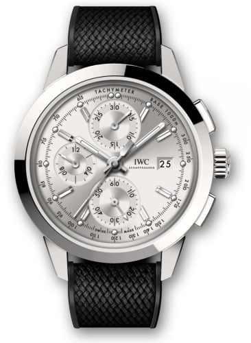 IWC Schaffhausen Ingenieur Chronograph Custom Stainless Steel / Silver-Rhodium / Rubber