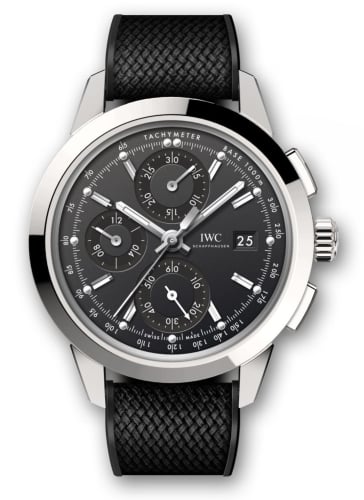 IWC Schaffhausen Ingenieur Chronograph Custom Stainless Steel / Black-Rhodium / Rubber