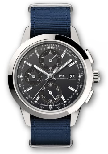 IWC Schaffhausen Ingenieur Chronograph Custom Stainless Steel / Black-Rhodium / NATO