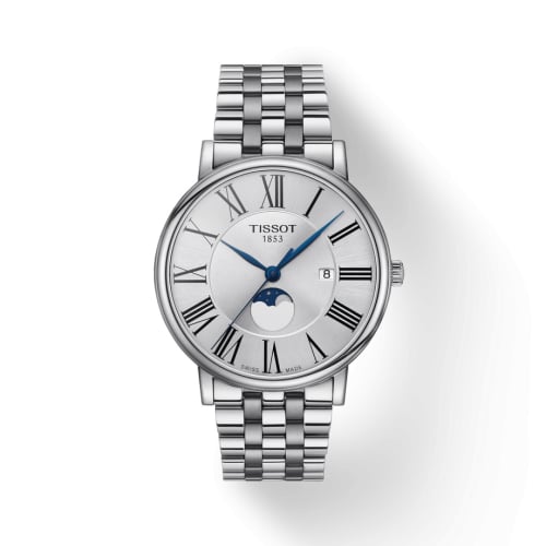 Tissot Carson Premium Gent Moonphase Stainless Steel / Silver / Bracelet