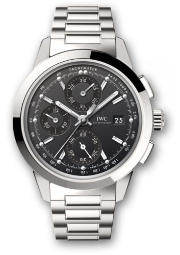 IWC Schaffhausen Ingenieur Chronograph Custom Stainless Steel / Black-Black / Bracelet