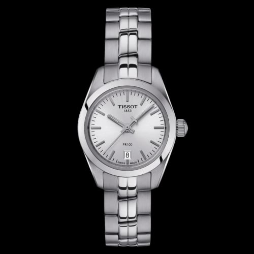 Tissot PR 100 Quartz 25 Stainless Steel / Silver / Bracelet