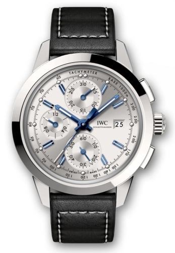IWC Schaffhausen Ingenieur Chronograph Custom Stainless Steel / Silver-Blue/ Calf