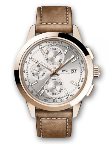 IWC Schaffhausen Ingenieur Chronograph Custom Red Gold / Silver-Gold / Calf