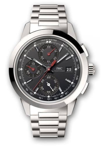 IWC Schaffhausen Ingenieur Chronograph Custom Stainless Steel / Black-Red / Bracelet