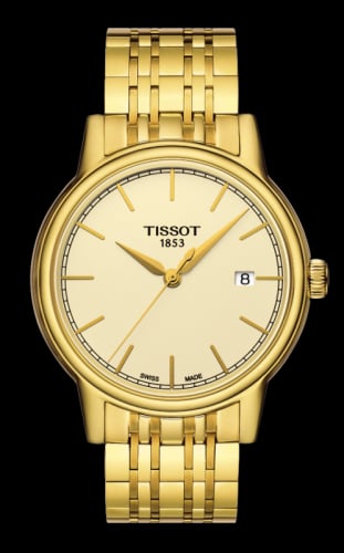 Tissot Carson Quartz 40 Yellow Gold PVD / Champagne / Bracelet