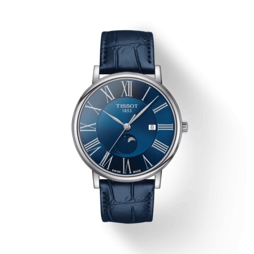 Tissot Carson Premium Gent Moonphase Stainless Steel / Blue