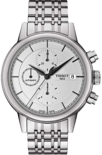 Tissot Carson Automatic Chronograph 42.3 Stainless Steel / Silver / Bracelet