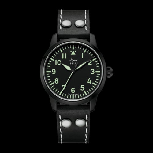 Laco Pilot Watch Basic London Stainless Steel / Black