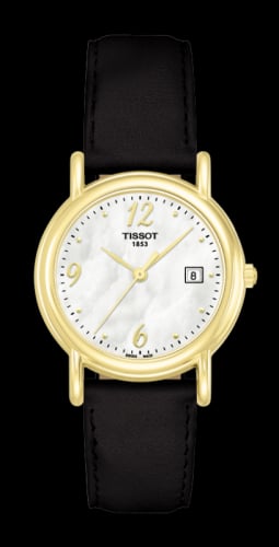 Tissot Carson Quartz 27 Yellow Gold / MOP / Strap