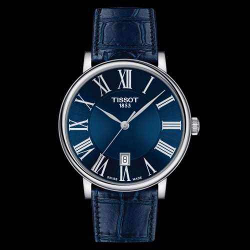 Tissot Carson Premium Quartz 40 Stainless Steel / Blue / Strap
