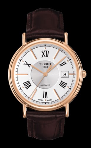 Tissot Carson Automatic 40 Rose Gold / Silver / Strap