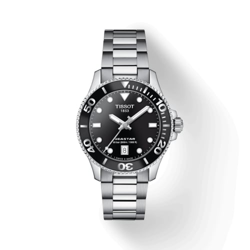 Tissot Seastar 1000 36 Quartz Stainless Steel / Black / Bracelet