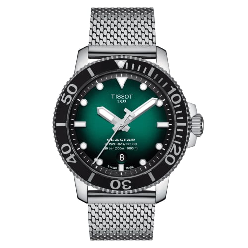 Tissot Seastar 1000 Powermatic 80 43 Stainless Steel / Gradient Grey / Mesh