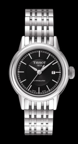 Tissot Carson Automatic 29.5 Stainless Steel / Black / Bracelet