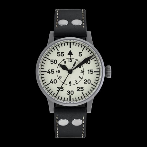 Laco Pilot Watch Original Wien Stainless Steel / Superluminova