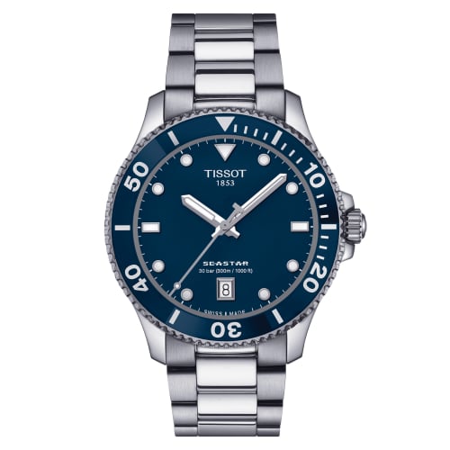 Tissot Seastar 1000 Quartz 40 Stainless Steel / Blue / Bracelet