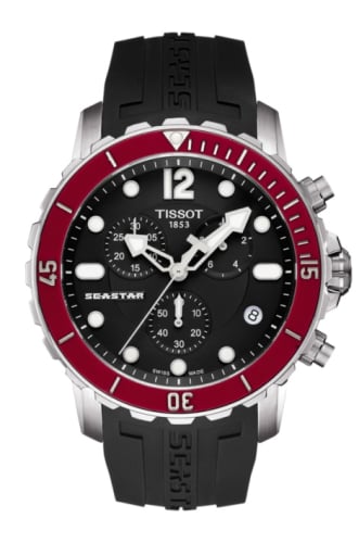 Tissot Seastar 1000 Quartz Chronograph Stainless Steel / Black / Rubber