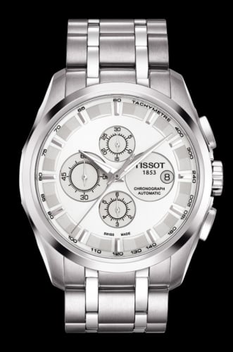Tissot Couturier Automatic Chronograph Stainless Steel / Silver