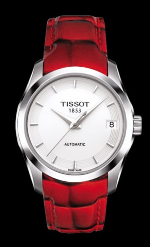 Tissot Couturier Automatic Ladies Red