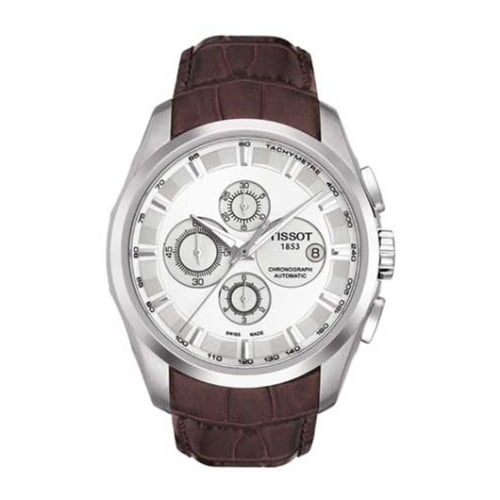 Tissot Couturier Automatic Chronograph Silver / Strap