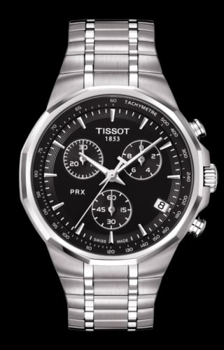 Tissot PRX Chronograph Quartz Stainless Steel / Black