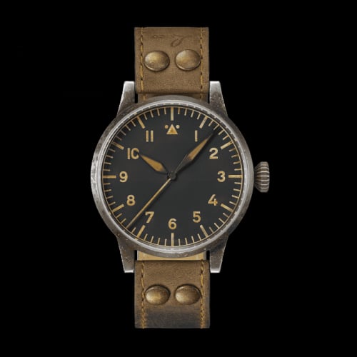 Laco Pilot Watch Original Heidelberg Erbstück Stainless Steel / Black