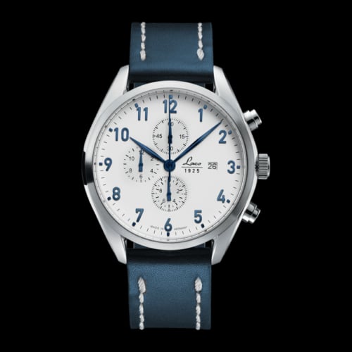 Laco Chronographs Sylt / Stainless Steel / White