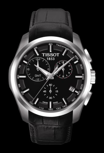 Tissot Couturier Quartz Chronograph GMT Black