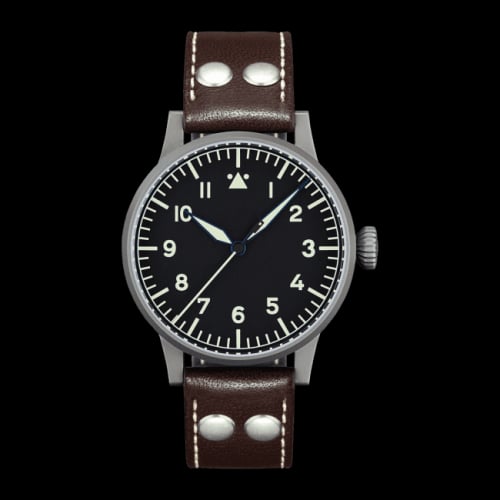 Laco Pilot Watch Original Memmingen Stainless Steel / Black