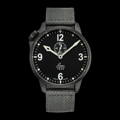 Laco Pilot Watch Special Models Spirit Of St.Louis / Stainless Steel / Black