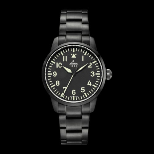 Laco Pilot Watch Basic Stockholm Stainless Steel / Black