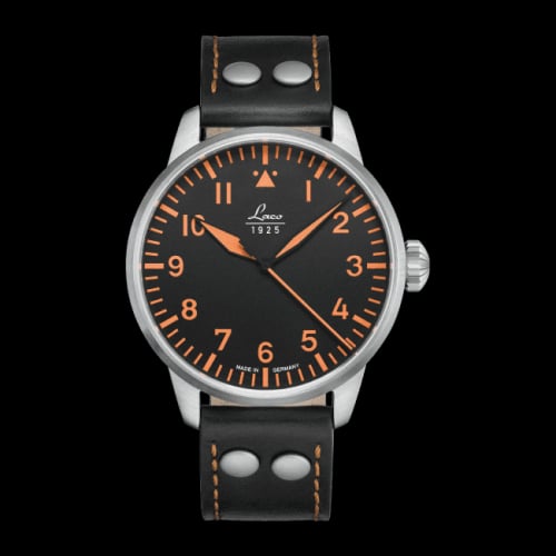 Laco Pilot Watch Basic Neapel Stainless Steel / Black