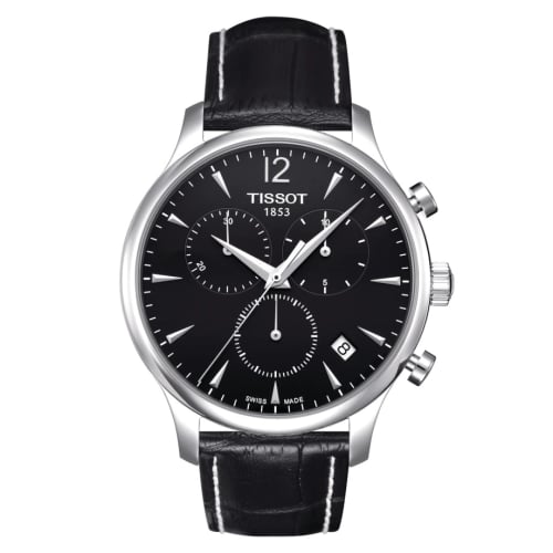 Tissot Tradition Chronograph Stainless Steel / Black