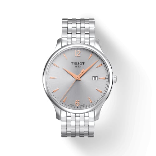 Tissot Tradition Quartz 42 Stainless Steel / Silver / Bracelet
