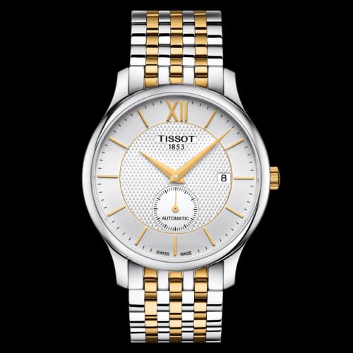 Tissot Tradition Automatic Small Second Bicolor / Silver / Bracelet