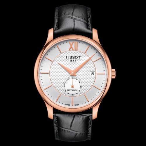 Tissot Tradition Automatic Small Second Rose Gold PVD / Silver